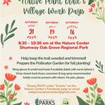 Native Plant Trail & Village Work Days at Oak Grove Regional Park