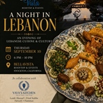 A Night in Lebanon: An Evening of Lebanese Cuisine & Culture at BellaVista Rooftop