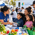 Free Flu Shots, Health Screenings and Groceries Highlight San Joaquin County Wellness Celebration