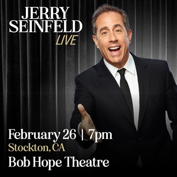 Jerry Seinfeld Brings Stand-Up Routine to Stockton's Bob Hope Theatre