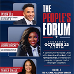 The People’s Forum: Fireside Chat with Jasmine Crockett, Jason Lee & Tamica Small