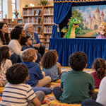 Dragons, Puppets and Imagination: Stockton Library Brings Live Theater to Neighborhood Families